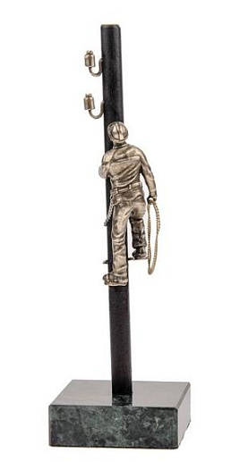 Бронзовая статуэтка "Электрик" купить с доставкой Бронзовая статуэтка "Электрик"