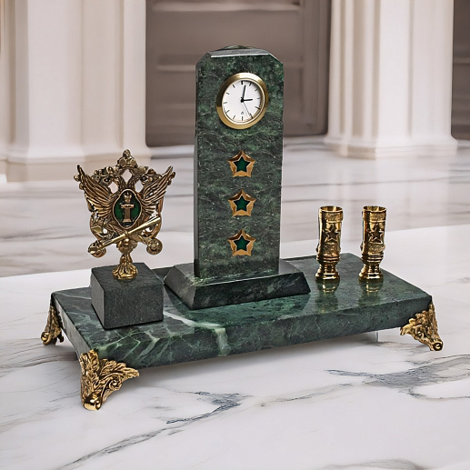 Часы подарочные «Погон с п/п и гербом ФССП» купить с доставкой Часы подарочные «Погон с п/п и гербом ФССП»